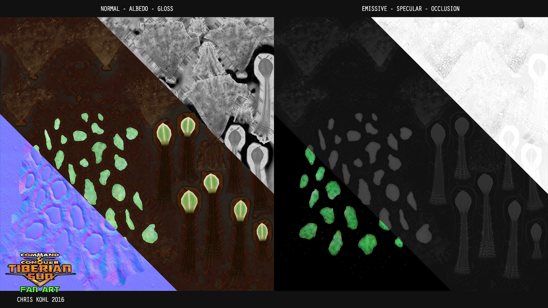 Tiberium Mutated Plant Textures